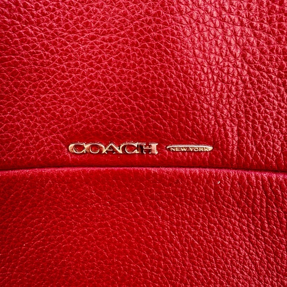 Red Coach Bag - Picture 2 of 7